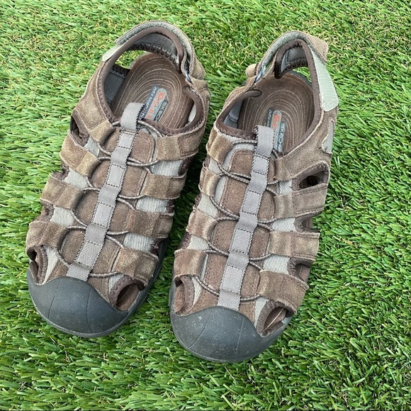 Skechers memory foam men’s strap sandals 8 - Picture 1 of 7